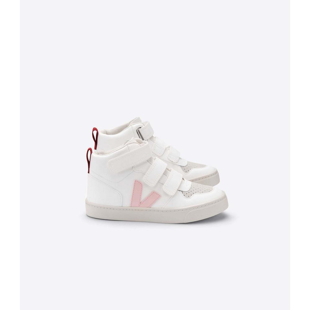 White Kids\' Veja V-10 MID High Tops | AU 701FDN